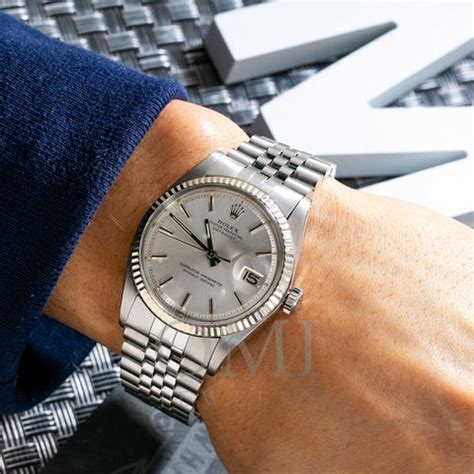 rolex 1601 silver dial|rolex datejust 1601 price.